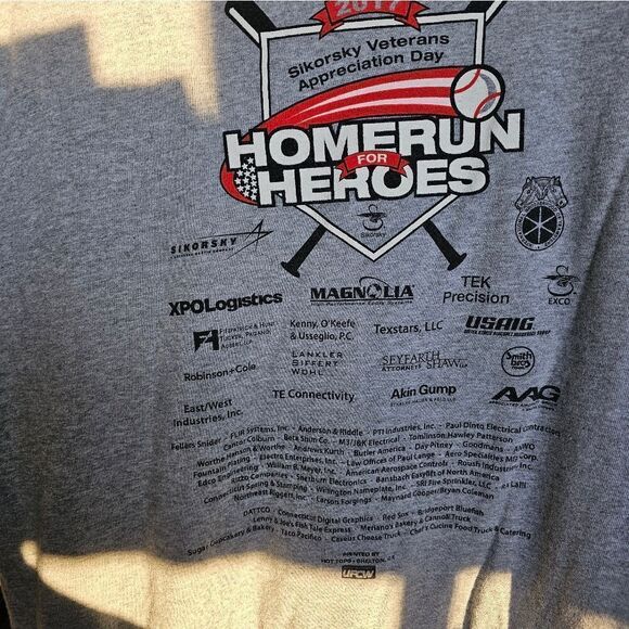 T-shirt men Gray size xl homerun heroes  051 - Picture 3 of 3